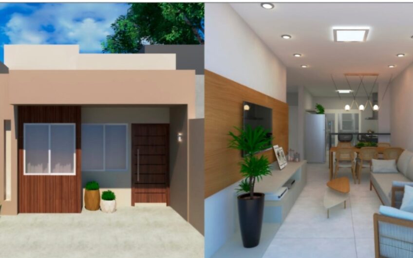 CASA TÉRREA  COM 3 QUARTOS NO RESIDENCIAL VEREDAS 3143