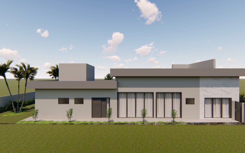 CASA DE ALTO PADRÃO EM CONSTRUÇÃO NO CONDOMINIO RESIDENCIAL VEREDAS – 3299